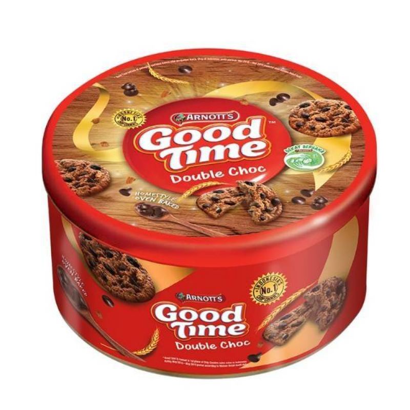 

good time dari arnotts dengan rasa double choc