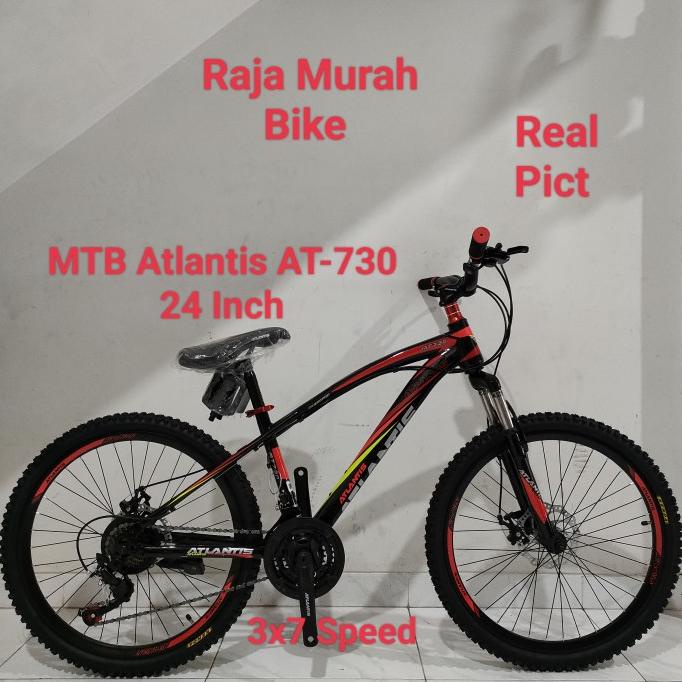 (KHUSUS GOJEK/GRAB) SEPEDA GUNUNG MTB ATLANTIS AT 730 24 INCH FDGDF34545