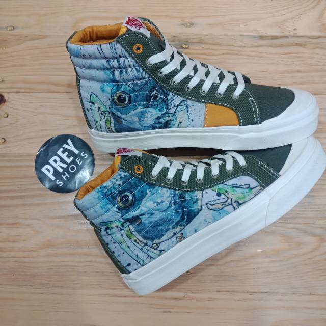 VANS VAULT SK8 HI X RALPH STEADMAN FROG OG STYLE 138 LX