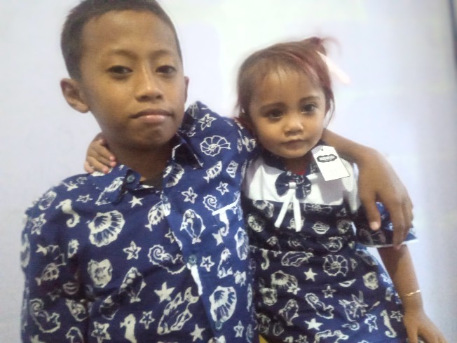Batik Couple Anak Batik Anak Couple Kakak Adik Baju Warna Navy Biru Dongker