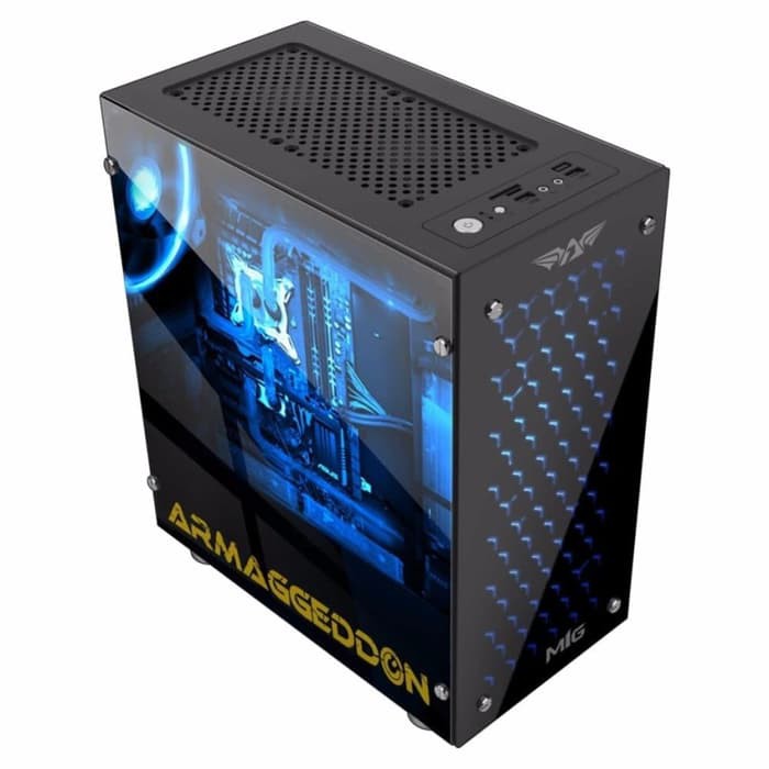 NR PC Gaming Ryzen R5 2400G Feat MB Asrock AB350MHDV 8Gb Vga Radeon Vega