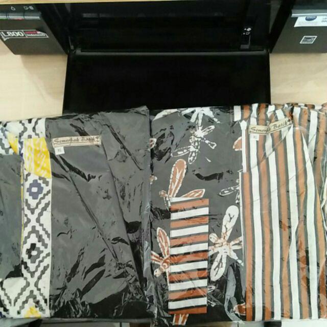 Tunik Capung Salur Batik Warna Midi Seragam Kantor Muslim Cantik Kekinian Casual Kerja Seragaman