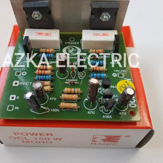Terbaru Kit Power Amplifier OCL 150W Mono... ...