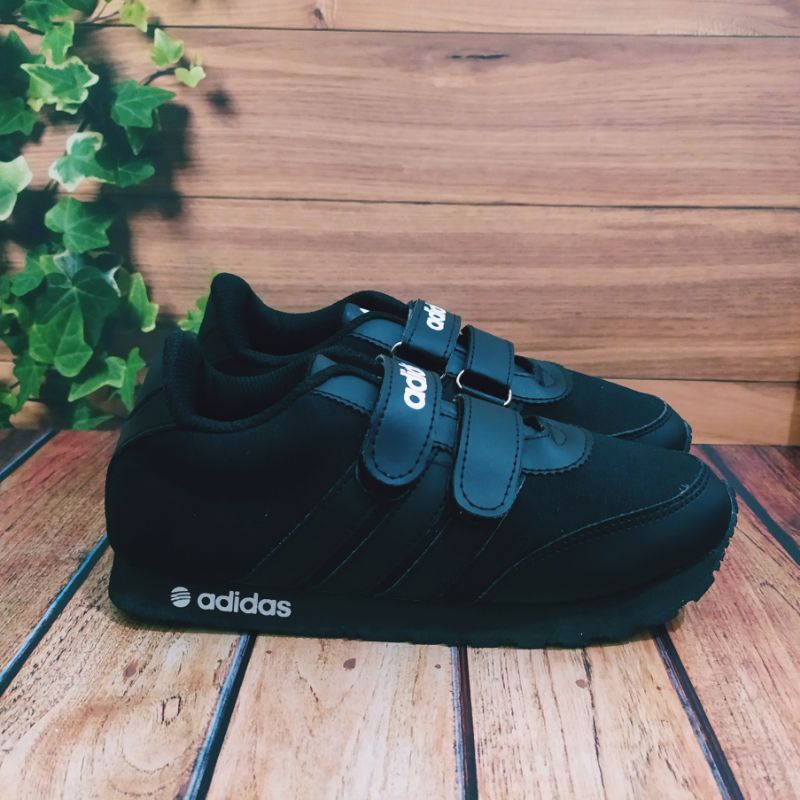 (Bisa Cod) Sepatu Sekolah Anak Laki Laki Perempuan Hitam Polos Paud Tk Sd Sepatu Sport Ringan