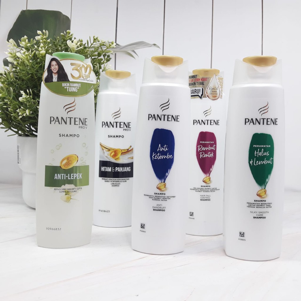 Pantene Shampoo Anti Ketombe/Rontok/Rusak/Halus &amp; Lembut 130/135 ml