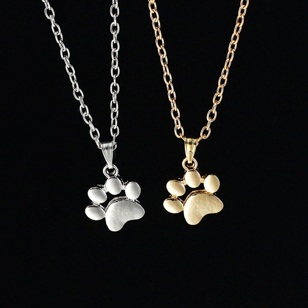 Cute Cat Claw Foot Pendant Necklace Best Selling Jewelry Accessories for Men Women