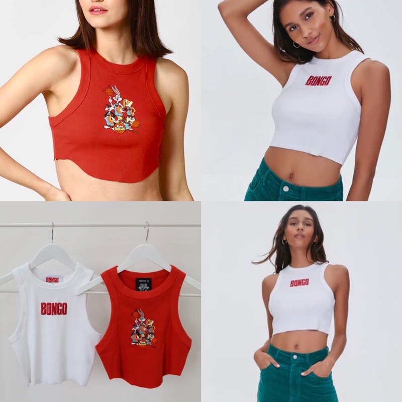 Ribbed Tank Top Forever 21 / Ribbed Tank Top F21 Wanita