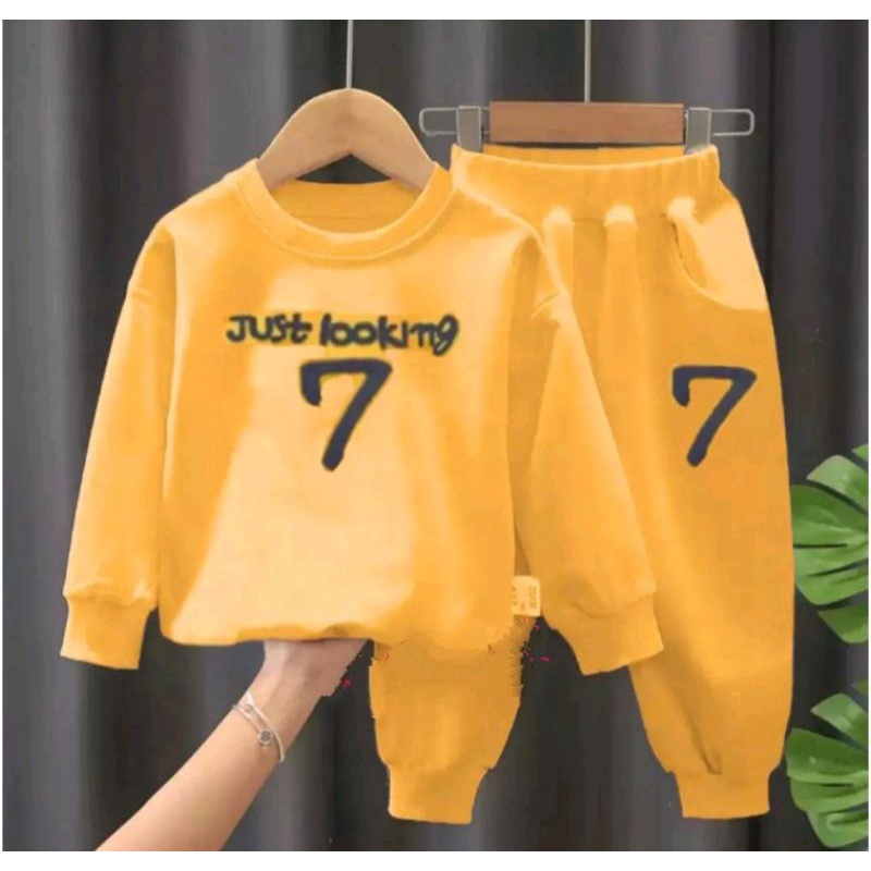 SETELAN SWEATER ANAK/SET JOGER ANAK JUS LOOKING 1-5 THN