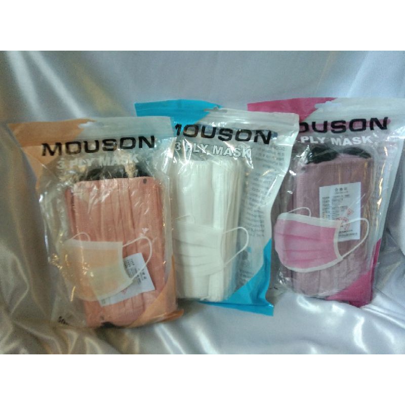 MASKER EARLOOP 3PLY MOUSON PLASTIK ZIPLOCK
