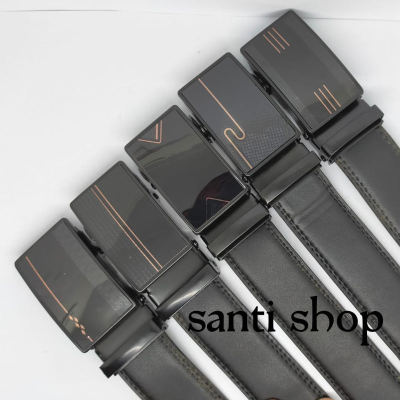 Ikat Pinggang Pria Tipe Rell Korea Fashion Belt Ban Gesper Sabuk Cowo Kulit