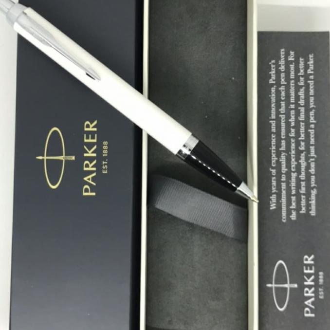 

Pen Parker New IM White CT Ballpoint M.Blk TB