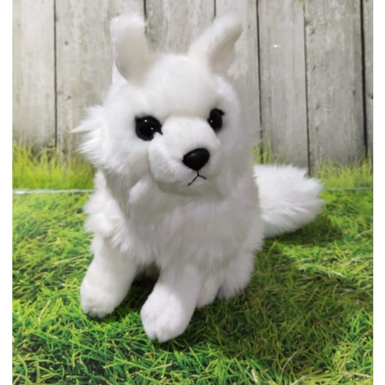 Boneka Srigala Putih/white fox