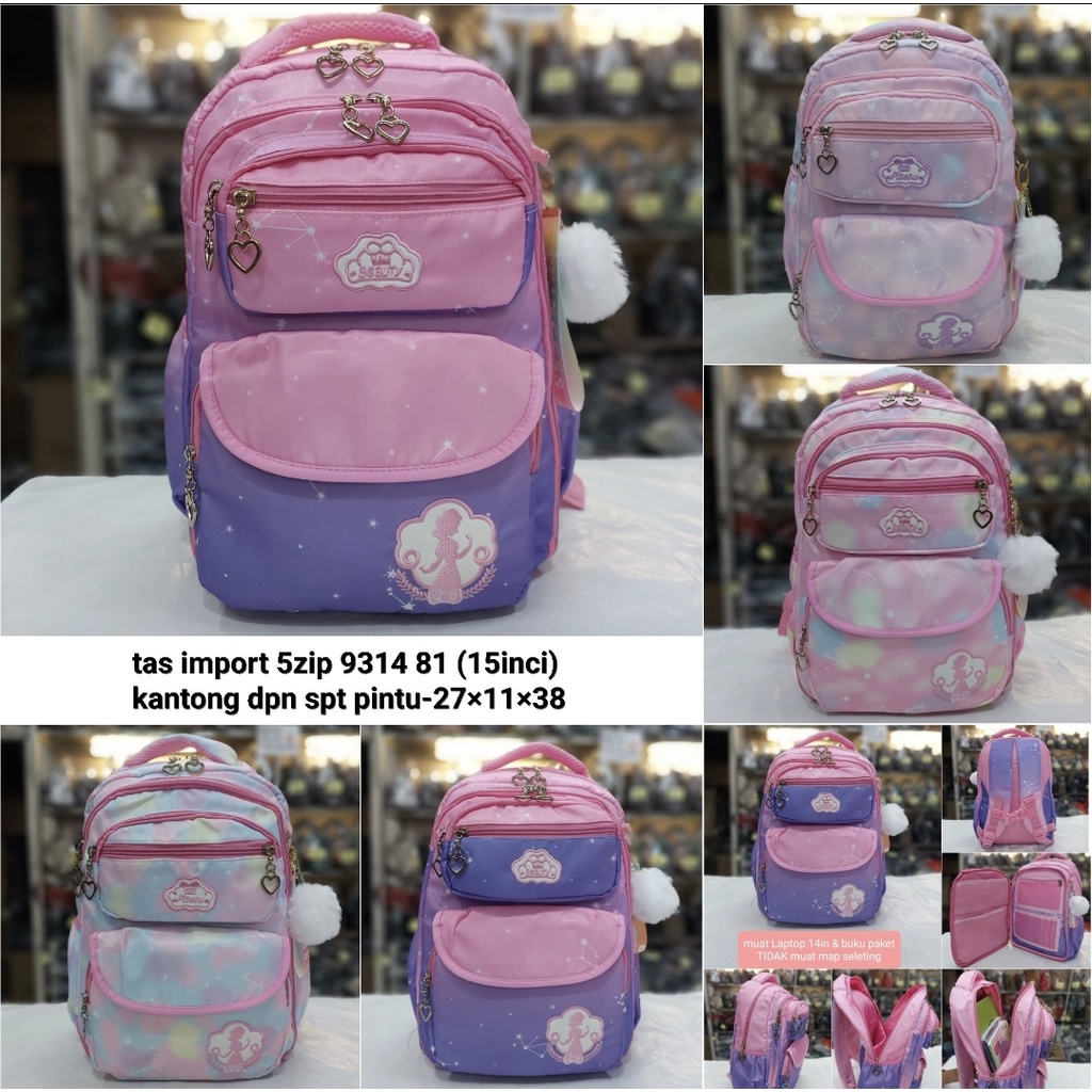 Tas ransel anak remaja sd anak perempuan bahan dasar premium