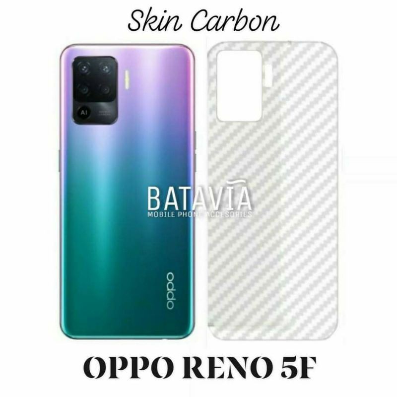 OPPO RENO 5F, Garskin SKIN Carbon