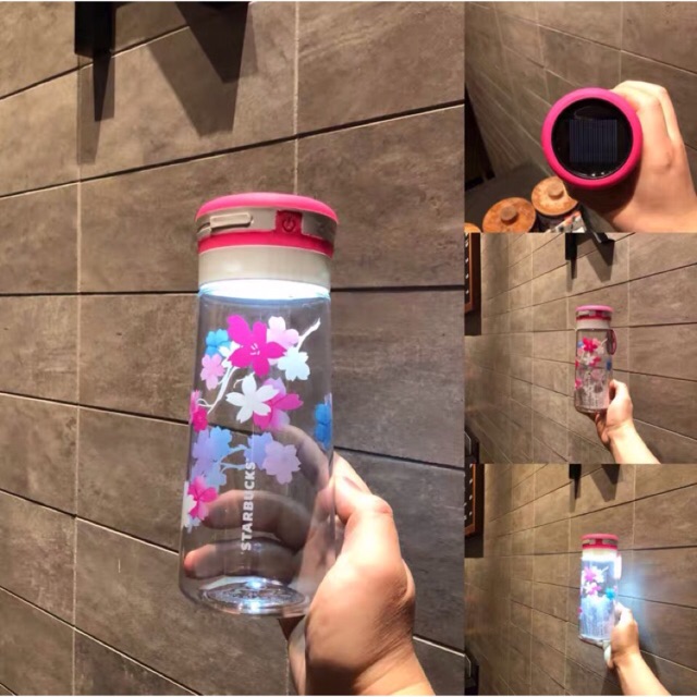 Starbucks China Spring 2019 LED Tumbler Sakura versi lampu diatas 500ml Starbucks China Spring 2019 