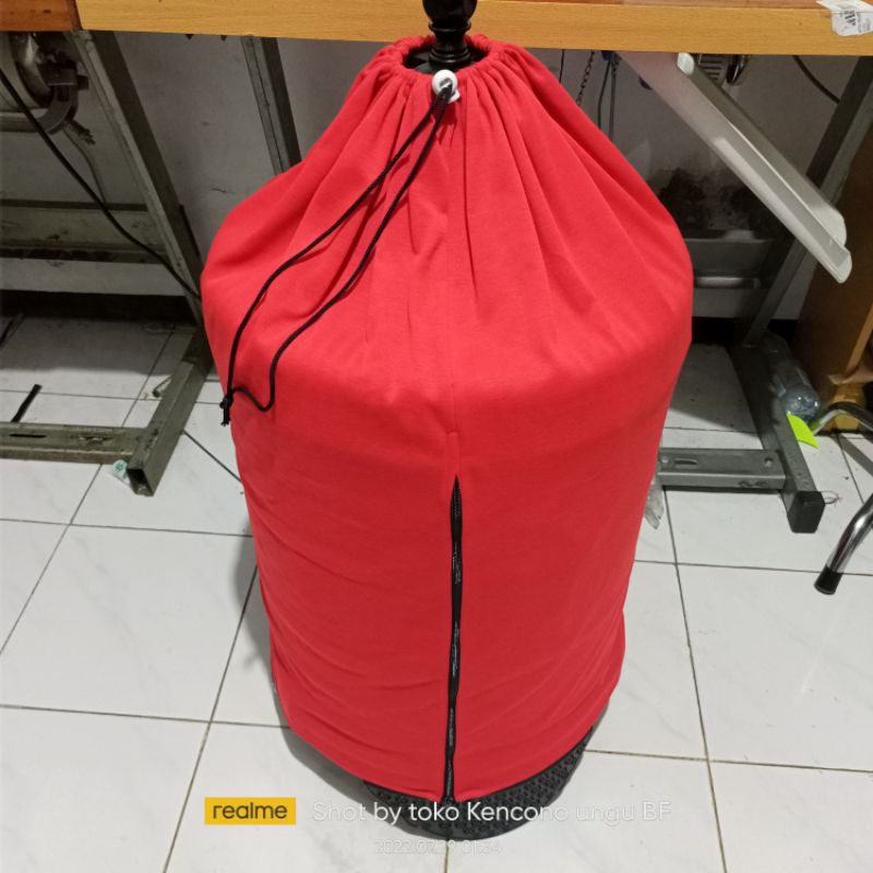 krodong d40 kaos  polyester katun tebal untuk sangkar bulat branjangan, Anis Lovebird jumbo diameter