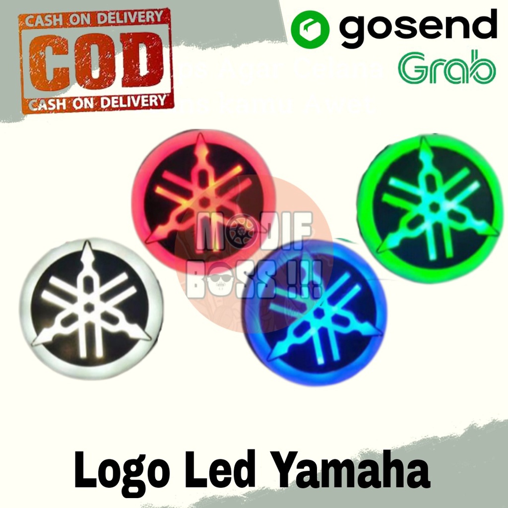 EMBLEM LAMPU SENJA DAN SEN LED LOGO YAMAHA NMAX, VIXION, SCORPIO DLL