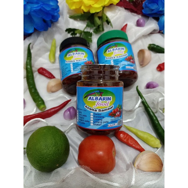 

sambal bawang/terasi/cumi/tongkol/udang albarin