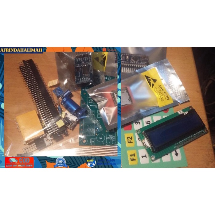 

[TERBARU] Kit Bel Sekolah Otomatis Mp3 Micro SD - USB Komplit (Belum disolder)