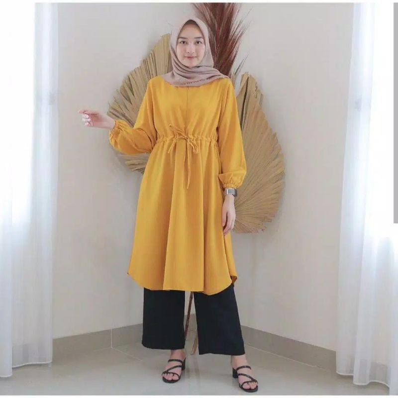 [Fashion Muslim] AMANDA TUNIK tali serut terlaris