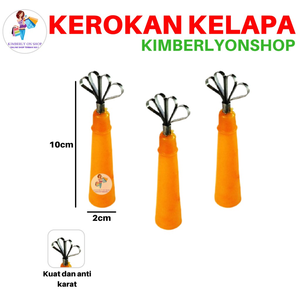 Kimberlyonshop Alat Kerokan Kelapa Serutan Buah Buahan