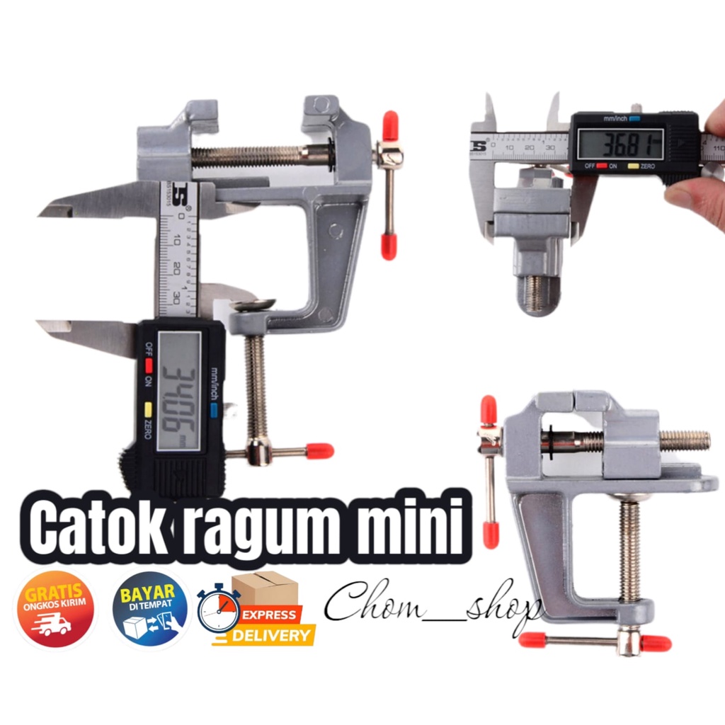 catok ragum mini/Cragumlamp Meja Catok Vise Table/catok ragum/