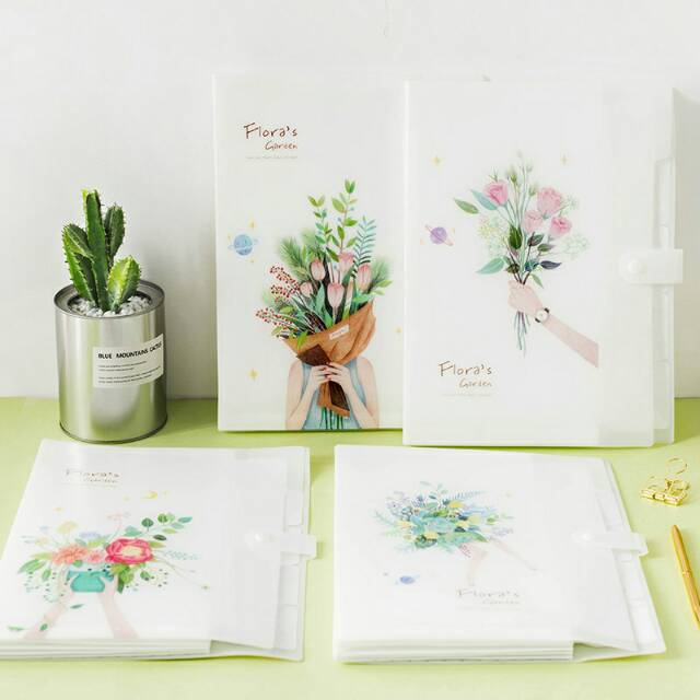 

Floras Garden 5 Pockets File Folder