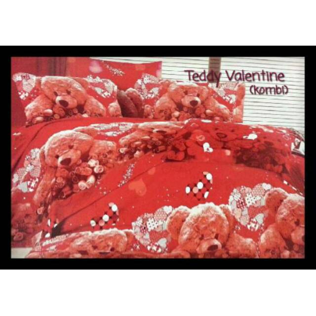 Sprei teddy valentine wedding sale