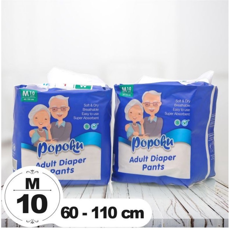 Popok adult pants ukuran M isi 10 celana