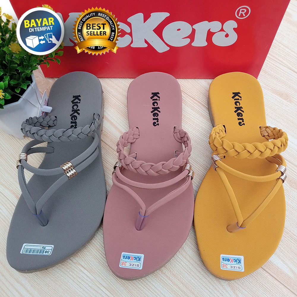 PROMO 4.4 MEGA SALE !! SENDAL WANITA DEWASA JEPIT KLABANG HUMBERG RINGAN NYAMAN DIPAKAI / SAKIPO