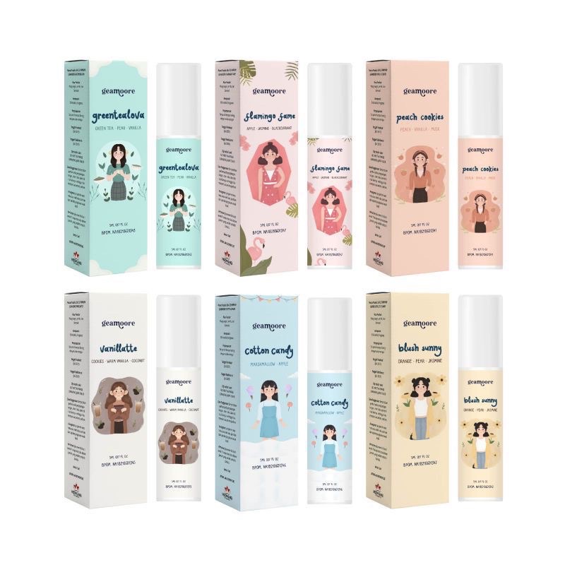 [BUY 1 GET 1 GIFT] PARFUM GEAMOORE ADDICTED SERIES 5ml | PARFUM ROLL ON GEAMOORE-1