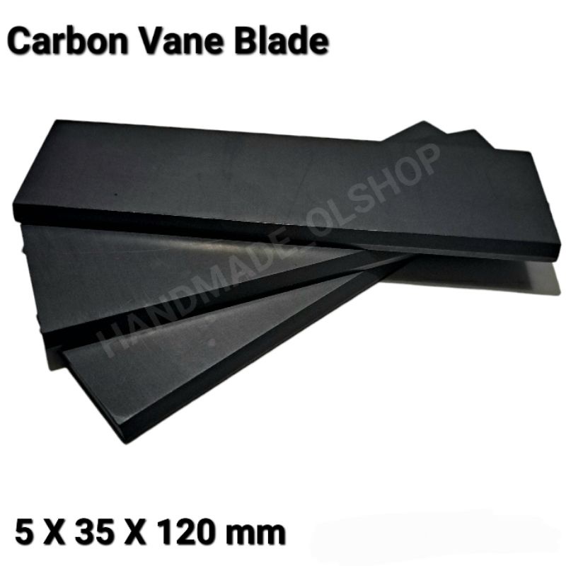 CARBON BRUSH COMPRESSOR 5 X 35 X 120 MM || CARBON VANE BLASE || CARBON MESIN CETAK