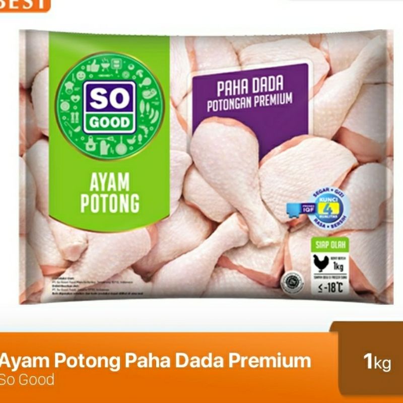 

So Good Ayam Dada Paha Premium 1kg