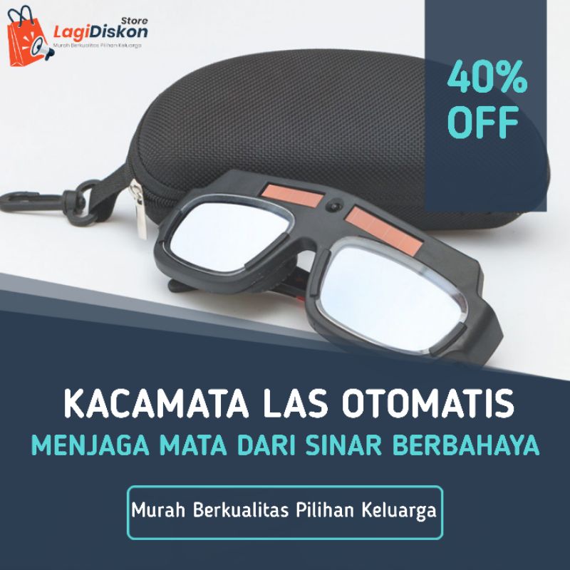 Kacamata Las Listrik Otomatis Kacamata Welding Glasses Auto Darkness Kacamata Tukang Las Solar