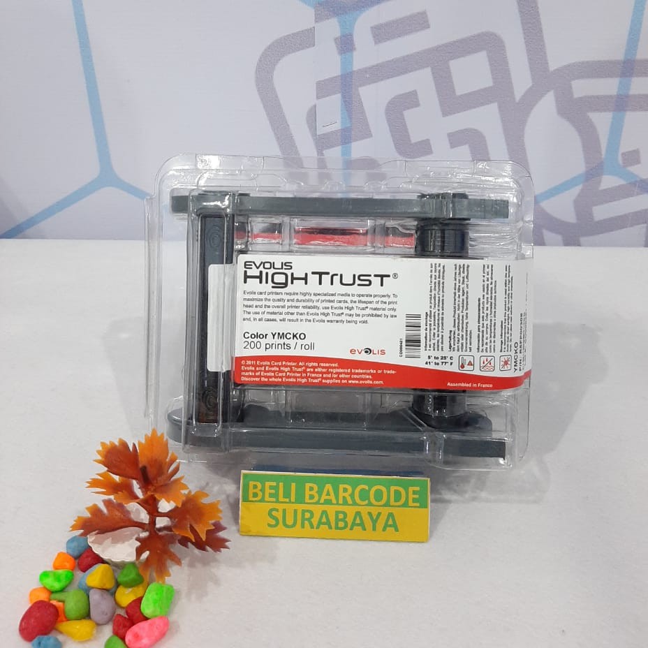 TINTA / RIBBON COLORS (YMCKO) PRINTER ID CARD EVOLIS ZENIUS PN: R5FP00308