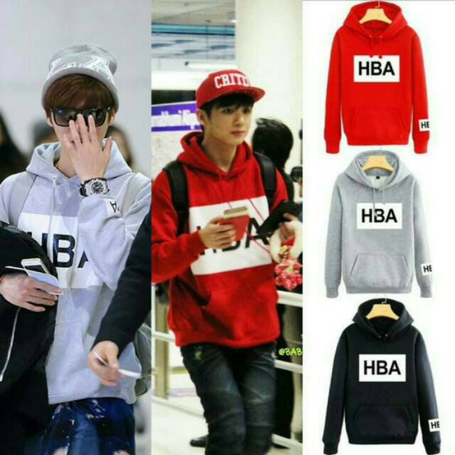 JAKET HOODIE HBA BTS KPOP IMPORT QUALITY