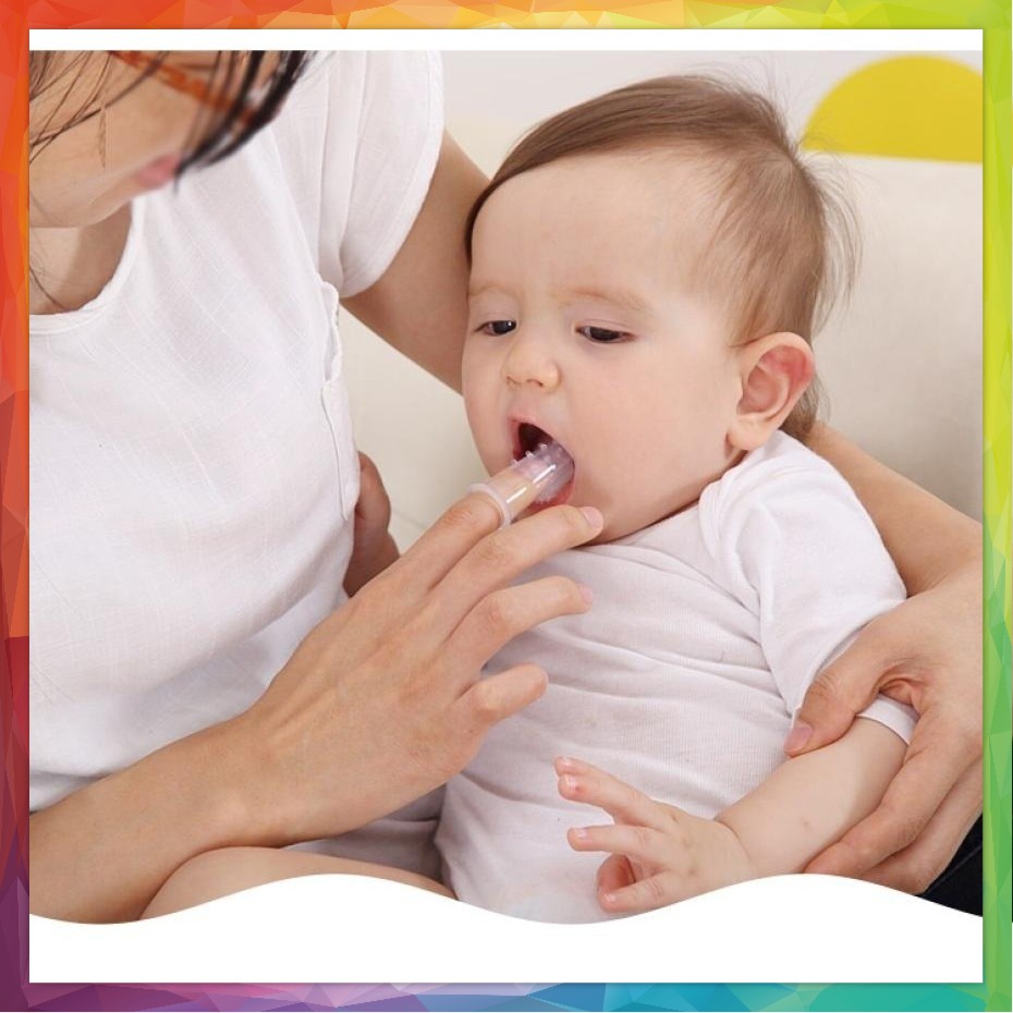 Sikat Gigi Bayi Silikon lembut / Sikat Gigi bayi sikat Gigi Jari