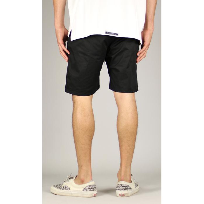 Hyperdenim Drop Crotch Short - Black