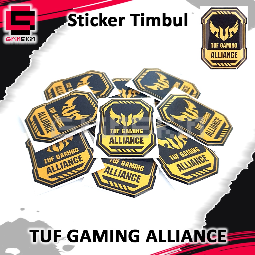 Sticker Timbul Emblem TUF GAMING ALLIANCE