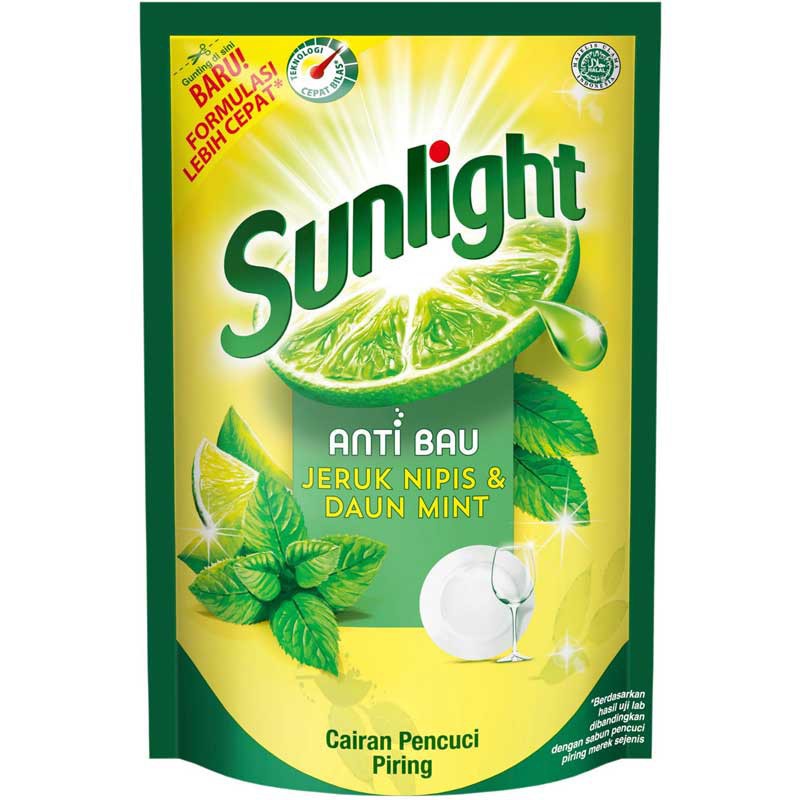 GOJEKGRAB 1 Karton SUNLIGHT Lime 755ml Jeruk Nipis 755 ml x 12 Pouch 780ml 800ml