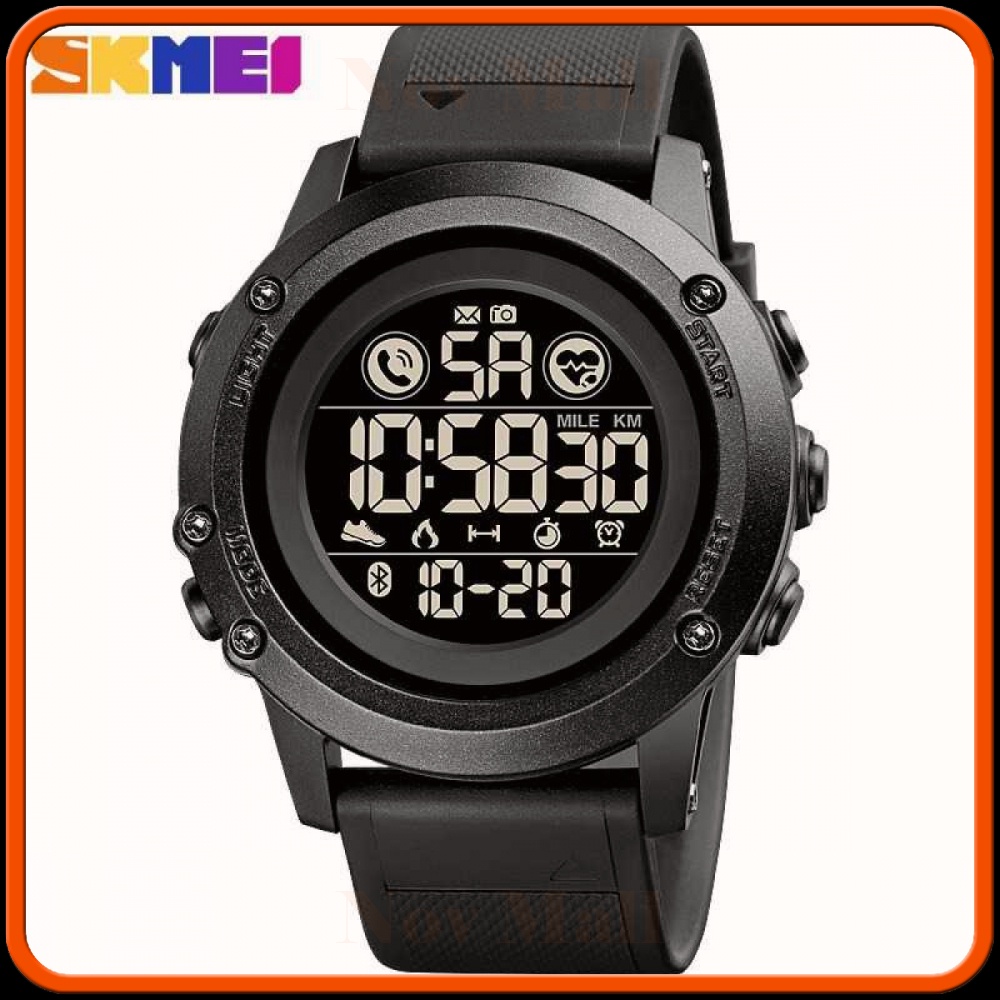 SKMEI Jam Tangan Smartwatch Pria Bluetooth Pedometer Heartrate SM292