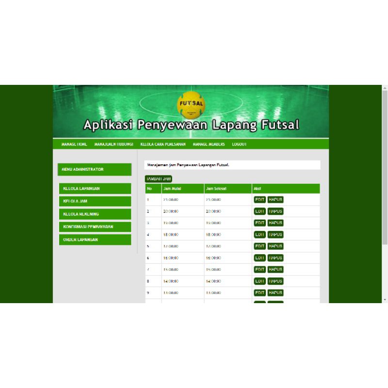 Aplikasi Penyewaan Lapangan Futsal Berbasis Web Shopee Indonesia