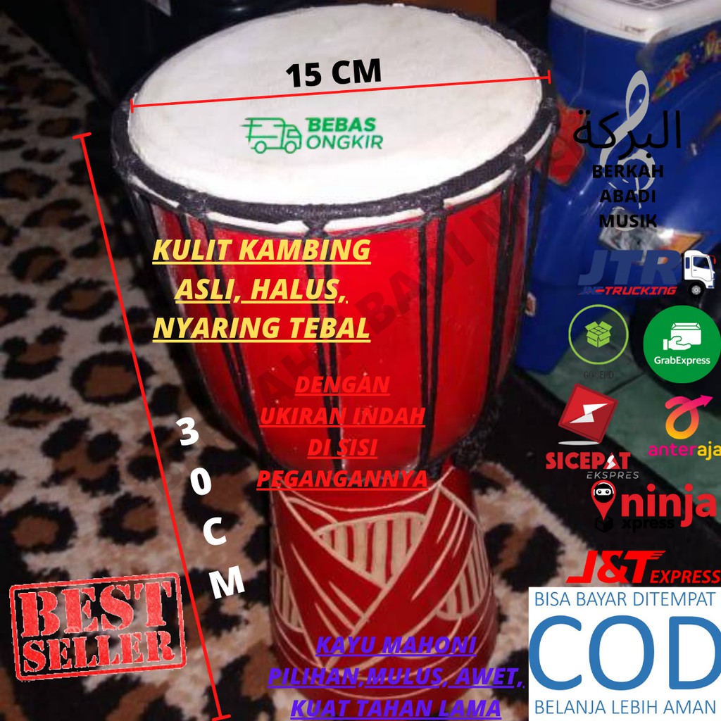 JIMBE 30CM JIMBE SEDANG JIMBE ALAT MUSIK 30 CM JIMBE 30 CM Jimbe ukuran 30CM Jimbe ukuran 30 CM gend