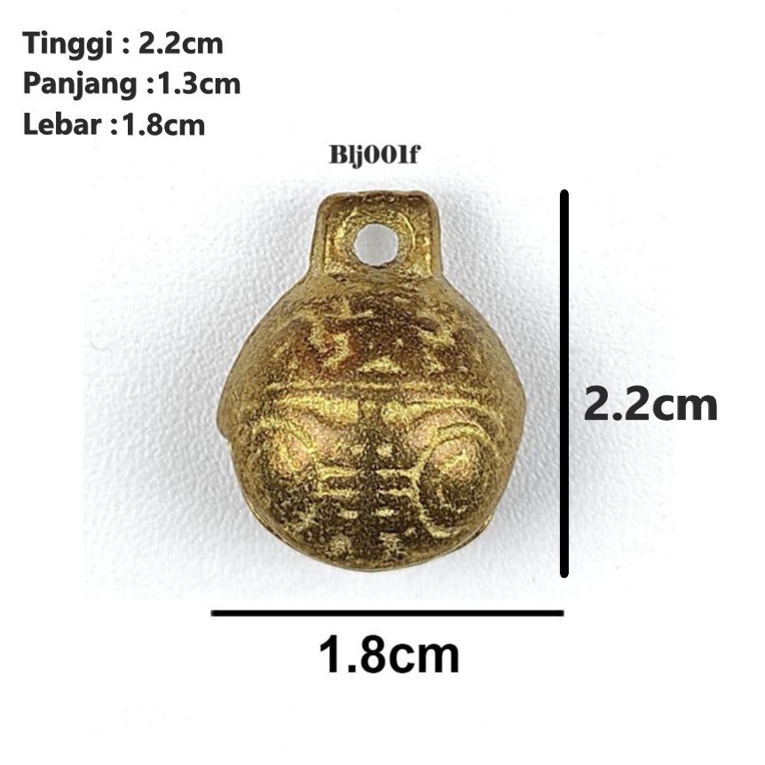 Lonceng Bell Kerincingan Kuningan uk 12mm-30mm Harga/3-15pc