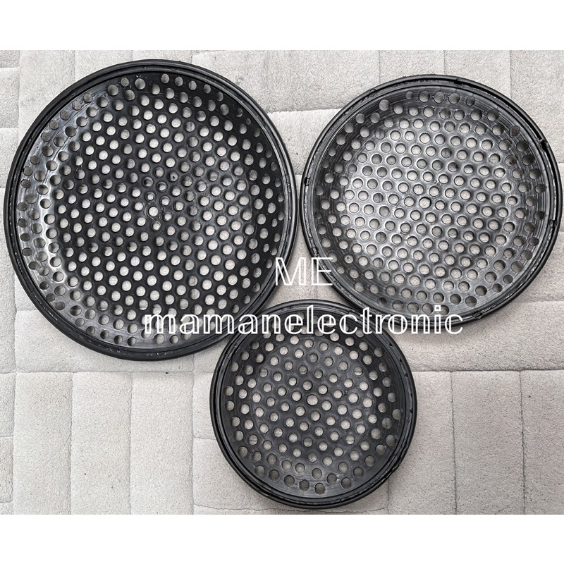 Tutup Pelindung Speaker 8inch / Grill Speaker Plastik / Ram Plastik 8” + Capit Grill 3pcs