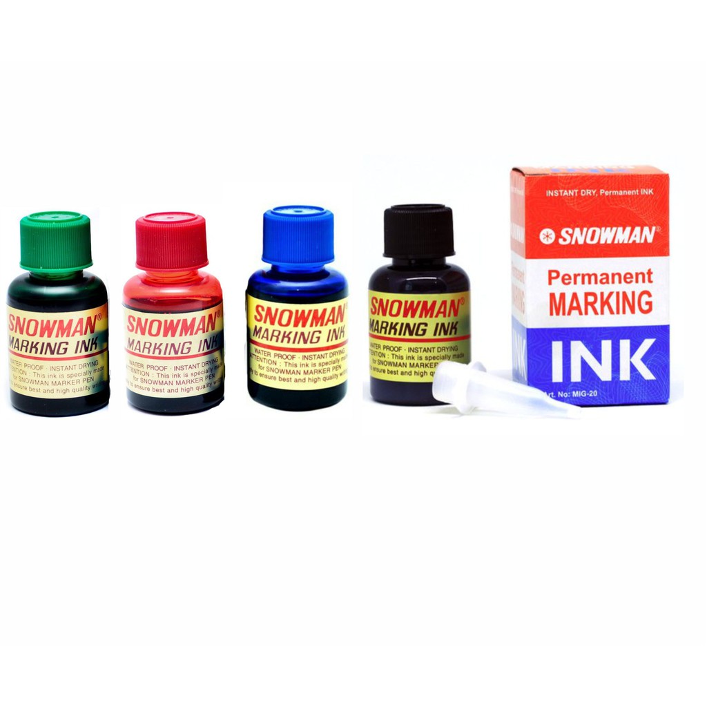 

ISI REFILL TINTA SPIDOL SNOWMAN PERMANENT MARKING INK