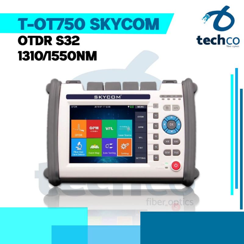 otdr skycom TOT750/otdr skycom putih 2 lamda/otdr skycom T750