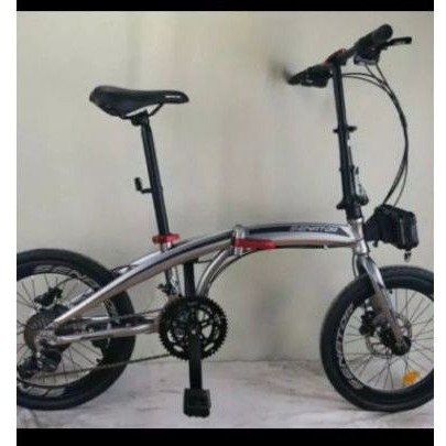 Sepeda Lipat Folding Bike Senator 9Speed 20inch