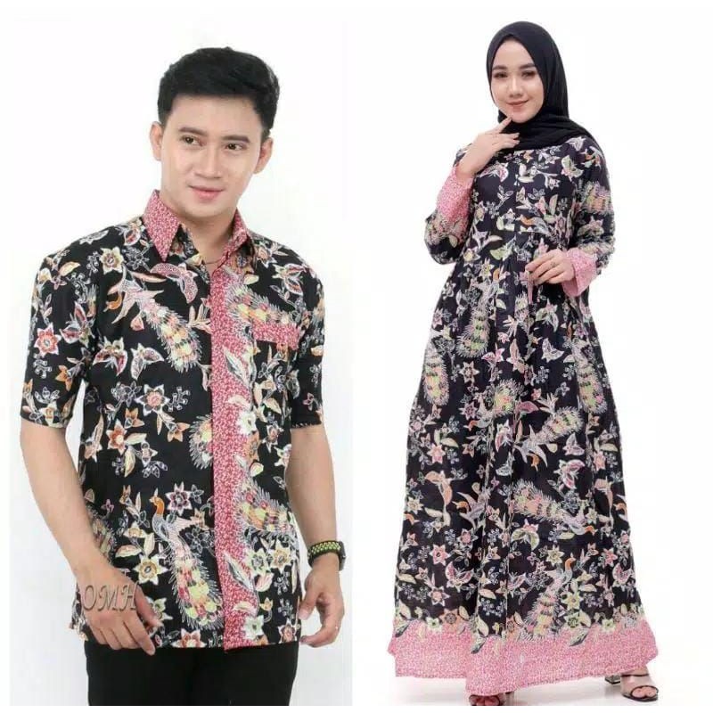 Batik Couple_Maora Sania Ruffle Batik Couple Ori Ndoro Jowi DNT Garansi Termurah RP 100.000-Couple Phonix