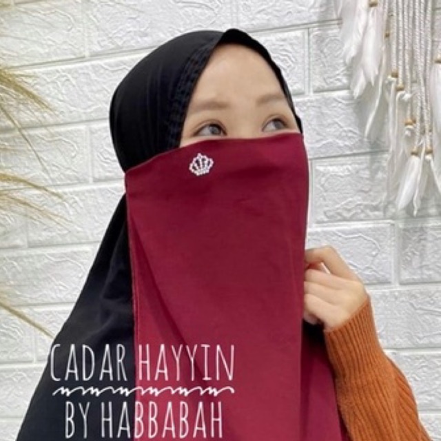 Cadar Tutup Hayyin Cadar Niqab Niqob Cadar Bandana Murah Virall By Habbabah